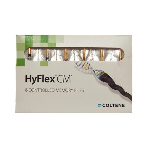 Coltene Whaledent H821ASST Hyflex CM NiTi Memory Files 21mm Assorted 6/Pk Coltene Whaledent H821ASST Hyflex CM NiTi Memory Files 21mm Assorted 6/Pk